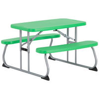 Lifetime Picknickgarnitur Kids grün Kunststoff B/H/L: ca. 90x53x83 cm Kids - natur/grün (83,00/90,00/53,00cm) - Lifetime