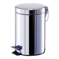 Kosmetikeimer silber Edelstahl B/H/L: ca. 17x26x17 cm Kosmetikeimer_3ltr. - silber (17,00/17,00/26,00cm) - Zeller