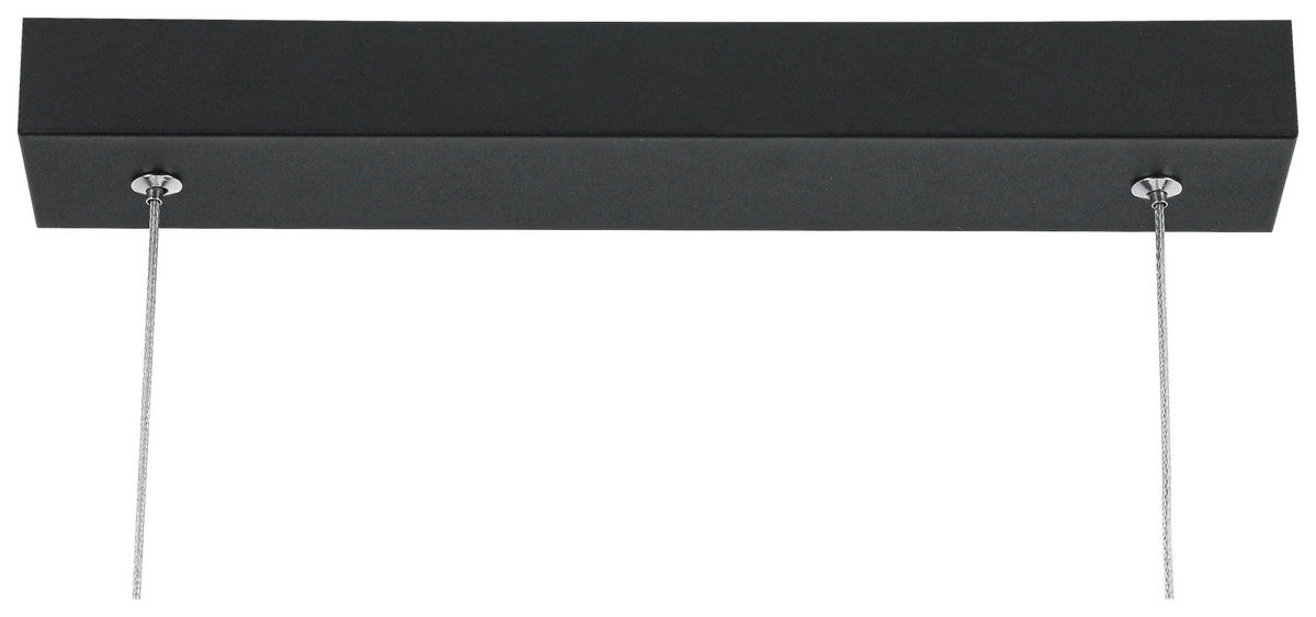 Nolo LED-Pendelleuchte schwarz Metall Kunststoff B/H/L: ca. 18x120x92 cm LED-Pendelleuchte_Gabriella - schwarz (92,00/18,00/120,00cm) - Nolo