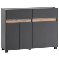 Kommode Cosmo anthrazit B/H/T: ca. 112,2x84,8x33 cm Cosmo - anthrazit (112,20/84,80/33,00cm) - Möbelpartner
