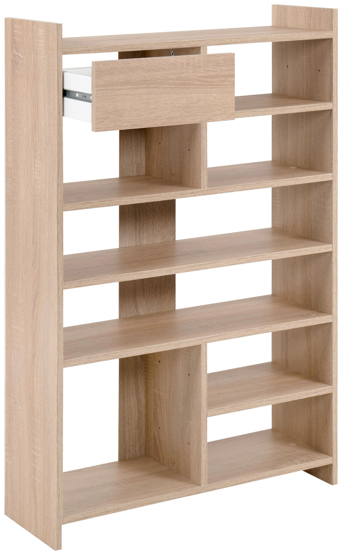 Regal Münster Eiche Sonoma Nachbildung B/H/T: ca. 72x109x25 cm Münster - Eiche (72,00/109,00/25,00cm)