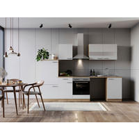 Respekta Küchenblock Merle weiß B/H/T: ca. 280x200x60 cm Merle - Eiche/weiß (280,00/200,00/60,00cm) - Respekta