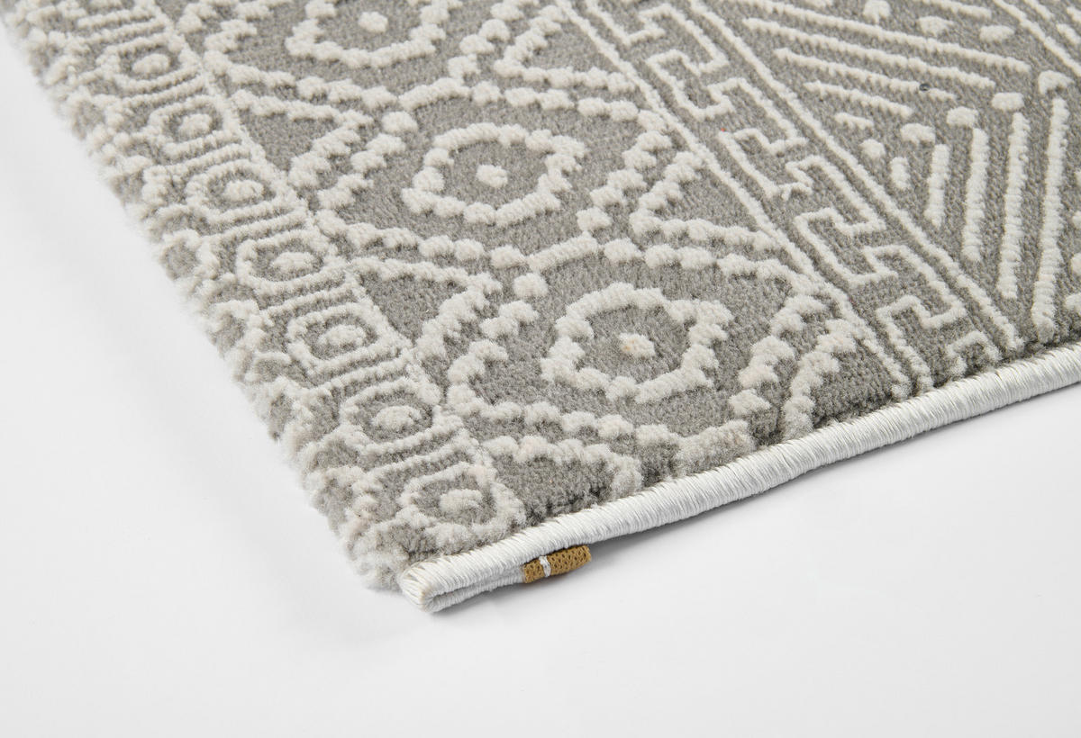 Webteppich Leonie grau B/L: ca. 160x230 cm Leonie - grau (160,00/230,00cm)