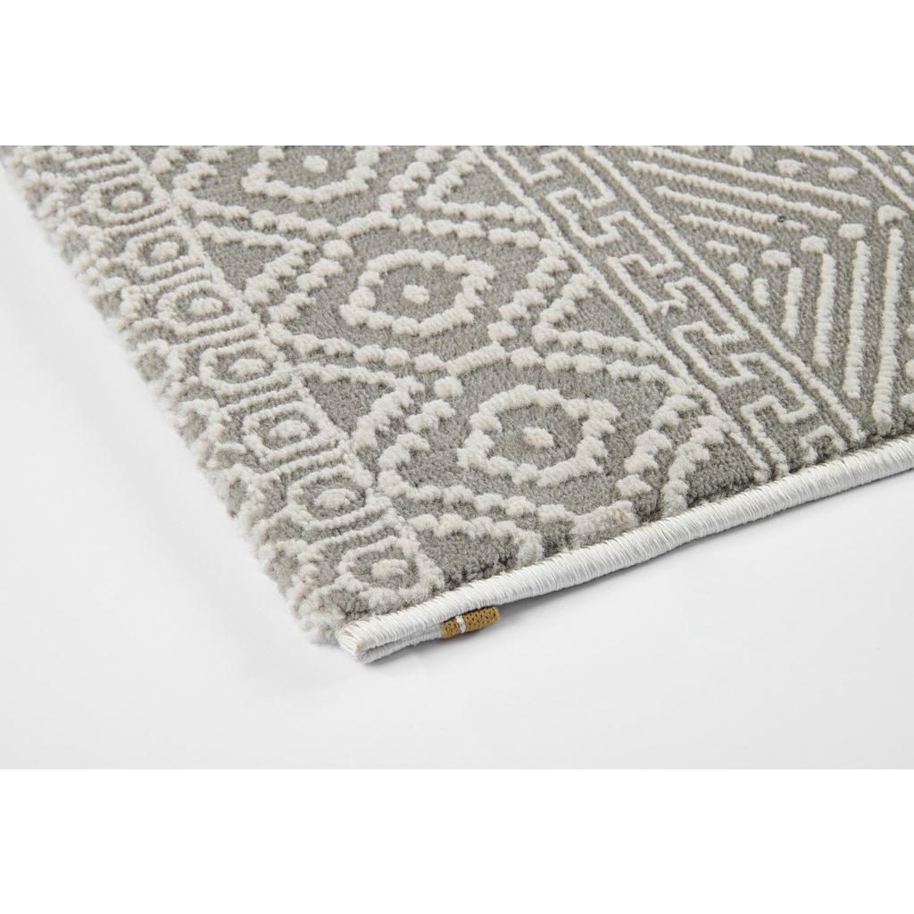 Thumbnail - Webteppich Leonie grau B/L: ca. 120x170 cm