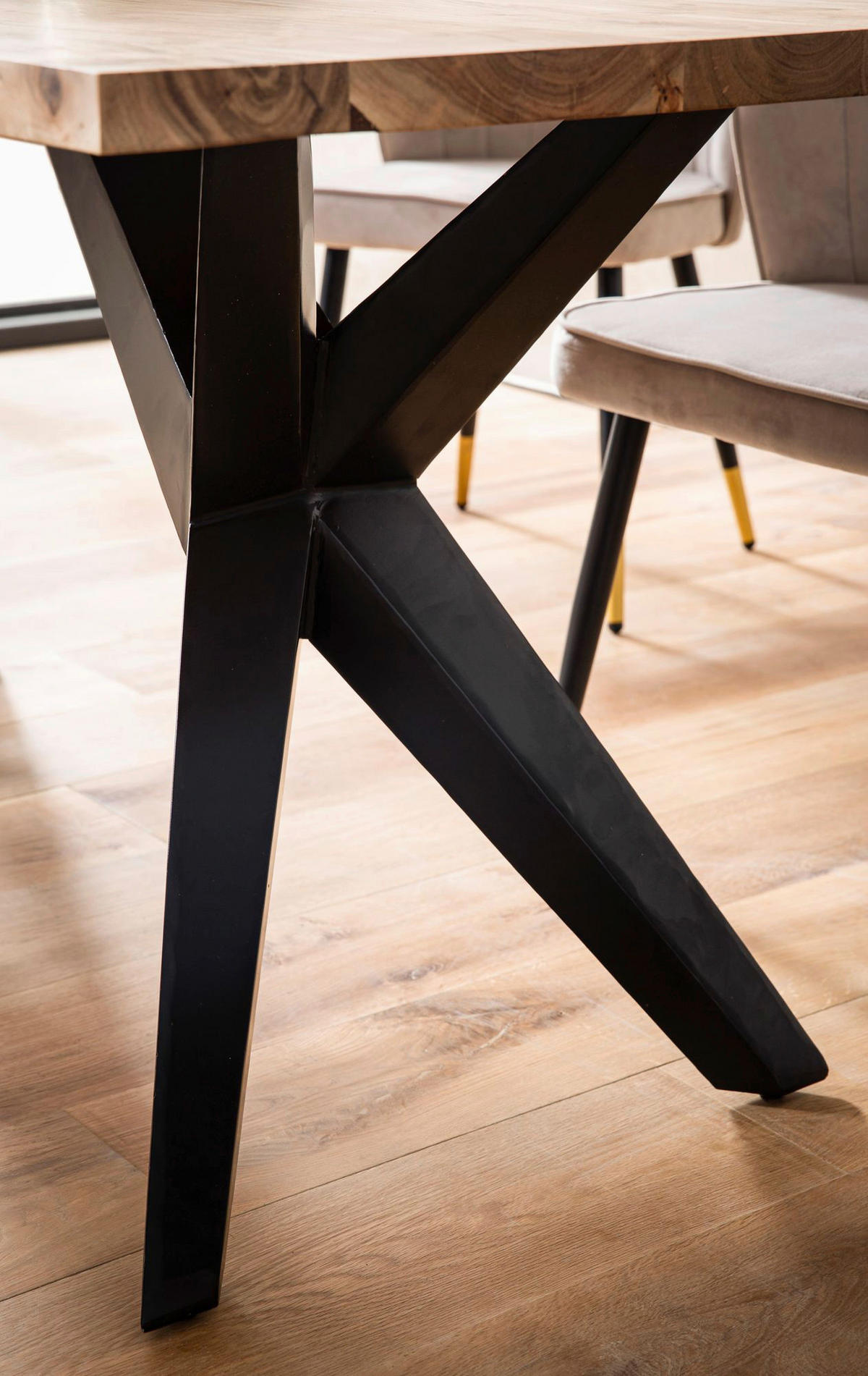 Esstisch B/H/T: ca. 200x76x100 cm Esszimmertisch - (200,00/76,00/100,00cm) - Wohnling