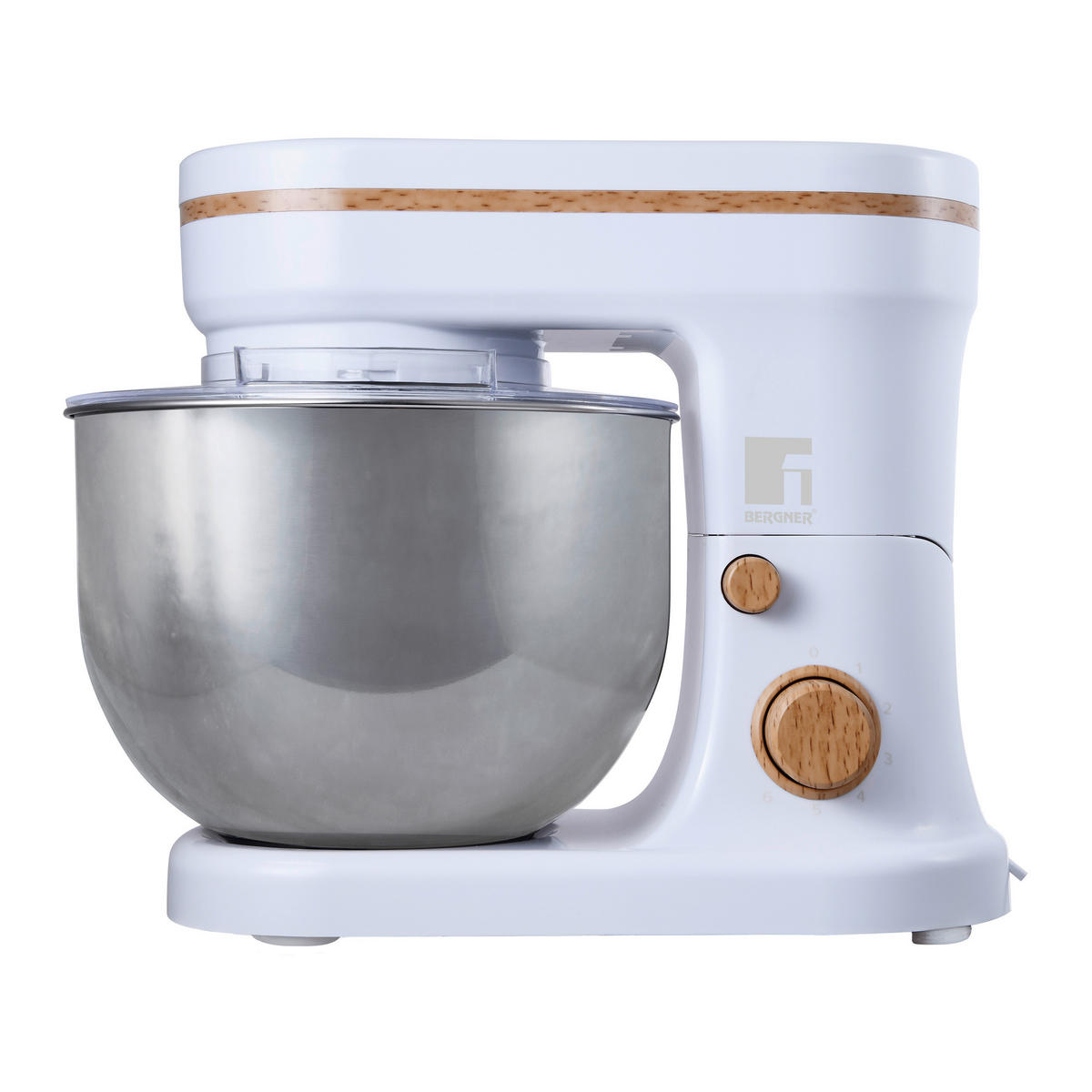 BERGNER Standmixer silber weiß NATURALLY - weiß/silber - BERGNER