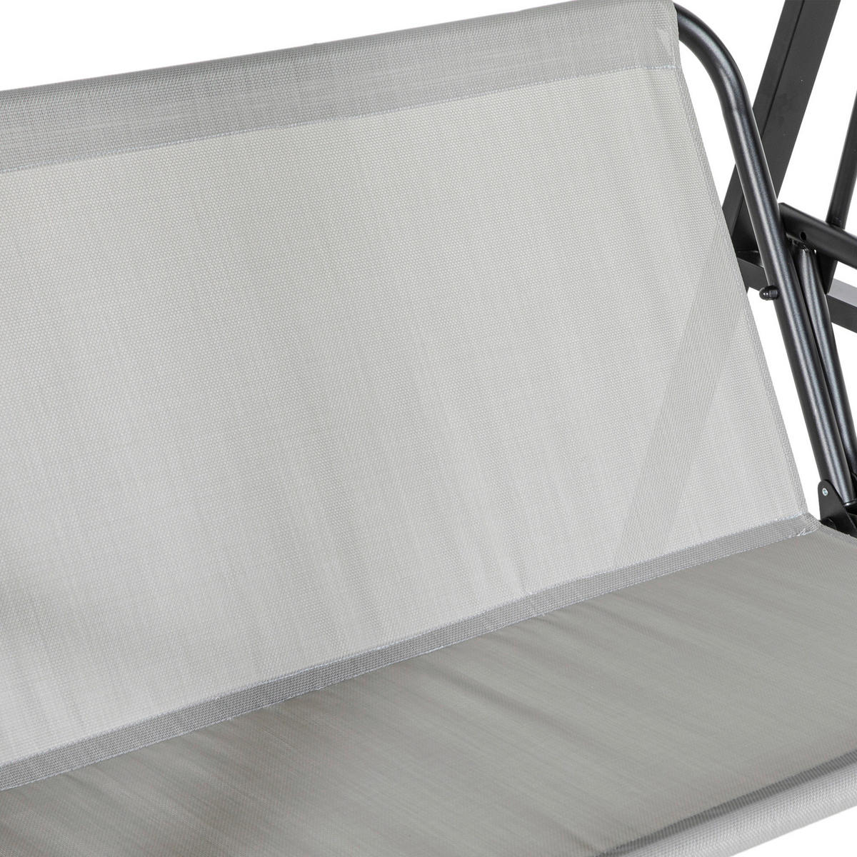 Outsunny Hollywoodschaukel grau Stahl B/H/L: ca. 116x172x145 cm Hollywoodschaukel - grau (145,00/116,00/172,00cm) - Outsunny