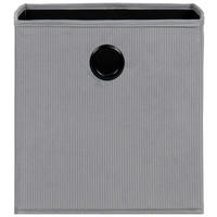 Stoffbox grau B/H/T: ca. 32x32x32 cm Stoffbox_1 3755 - grau (32,00/32,00/32,00cm)