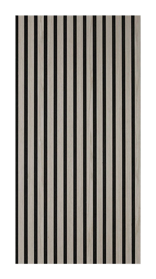 Wand-und Akustikpaneel grau L/B/H: ca. 104x52x1 cm pro Stück Akustikpaneel 52x104 Grey Oak - grau (104,00/52,00/1,00cm)