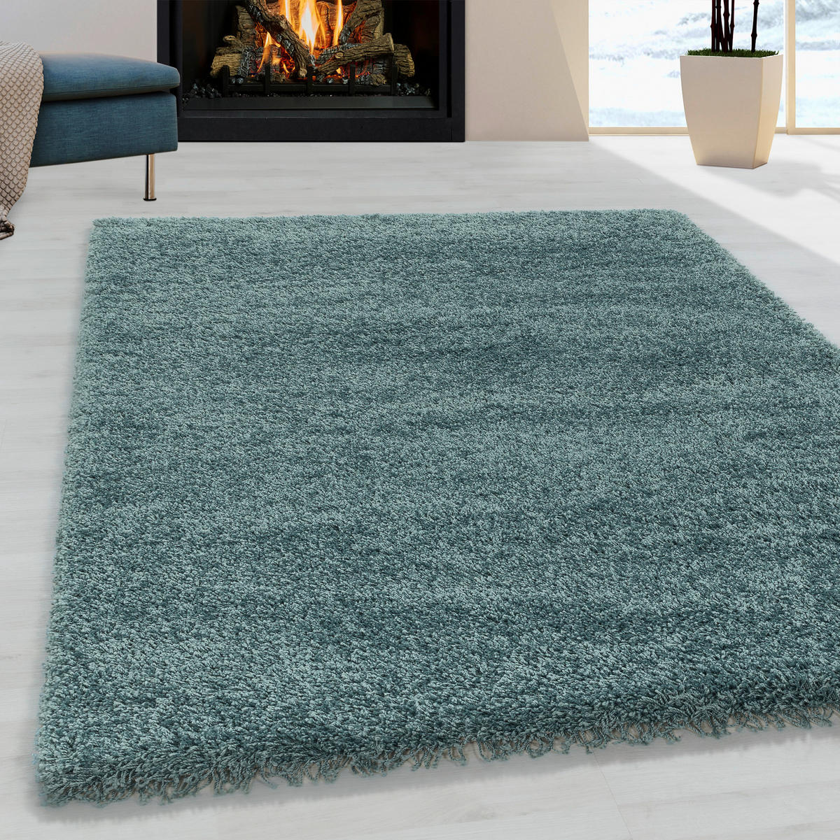 Ayyildiz Teppich SYDNEY aqua B/L: ca. 120x170 cm SYDNEY - aqua (120,00/170,00cm) - Ayyildiz