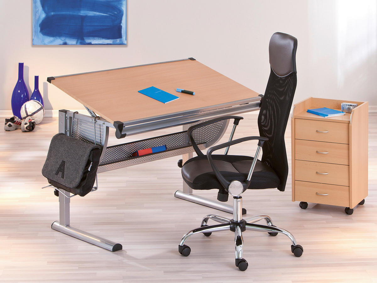 Drehstuhl Torino schwarz Kunstleder Torino - schwarz (61,00/111,00/59,00cm) - Inter Link