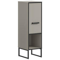 Hochschrank BAGNO schwarz Kaschmirgrau Nachbildung B/H/T: ca. 30x101x32 cm BAGNO - schwarz (30,00/101,00/32,00cm) - xonox.home