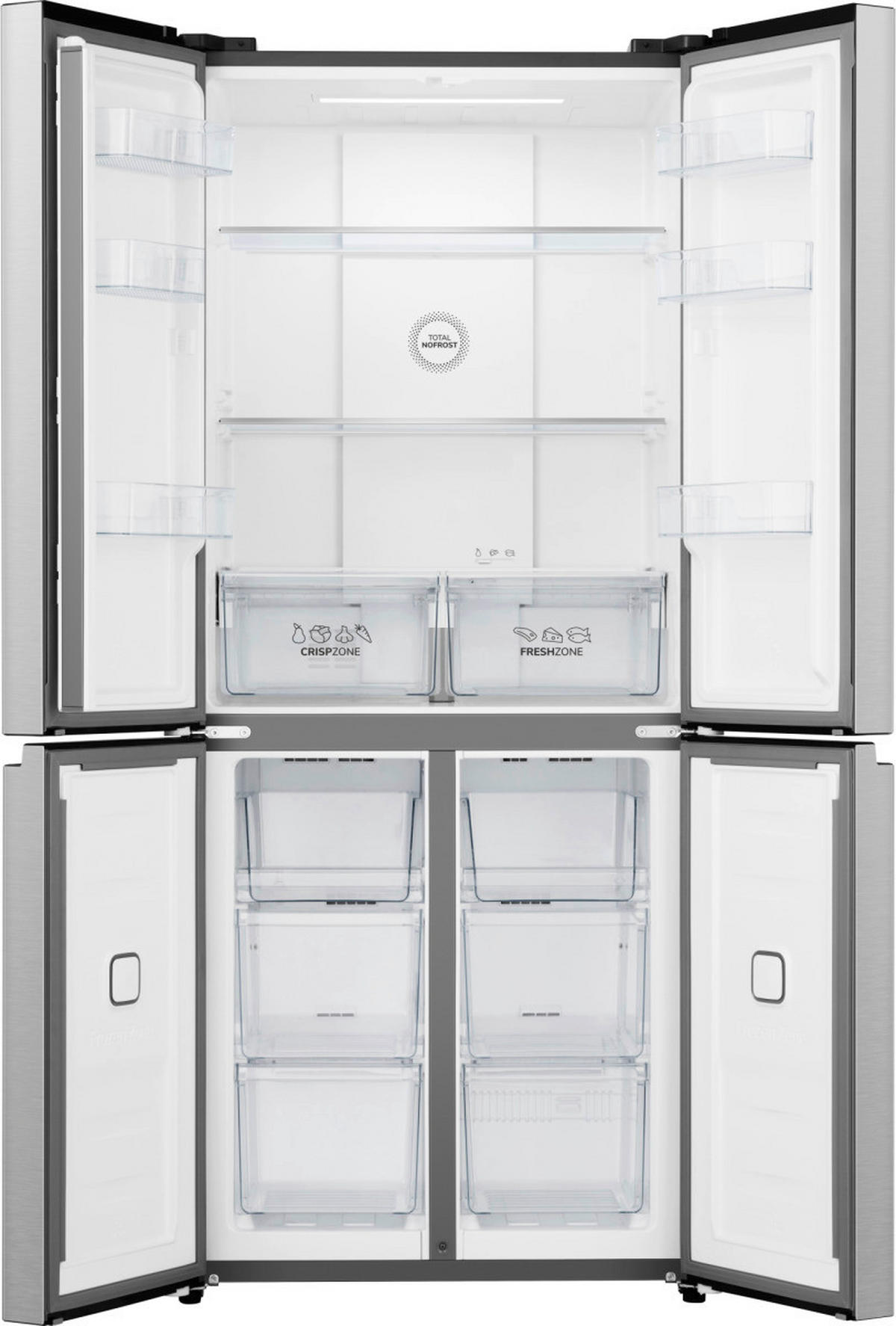 Gorenje Cross-Door NRM819D61X Inox B/H/T: ca. 79,4x190x65 cm Multi-Door NRM819D61X - Inox (79,40/190,00/65,00cm) - Gorenje