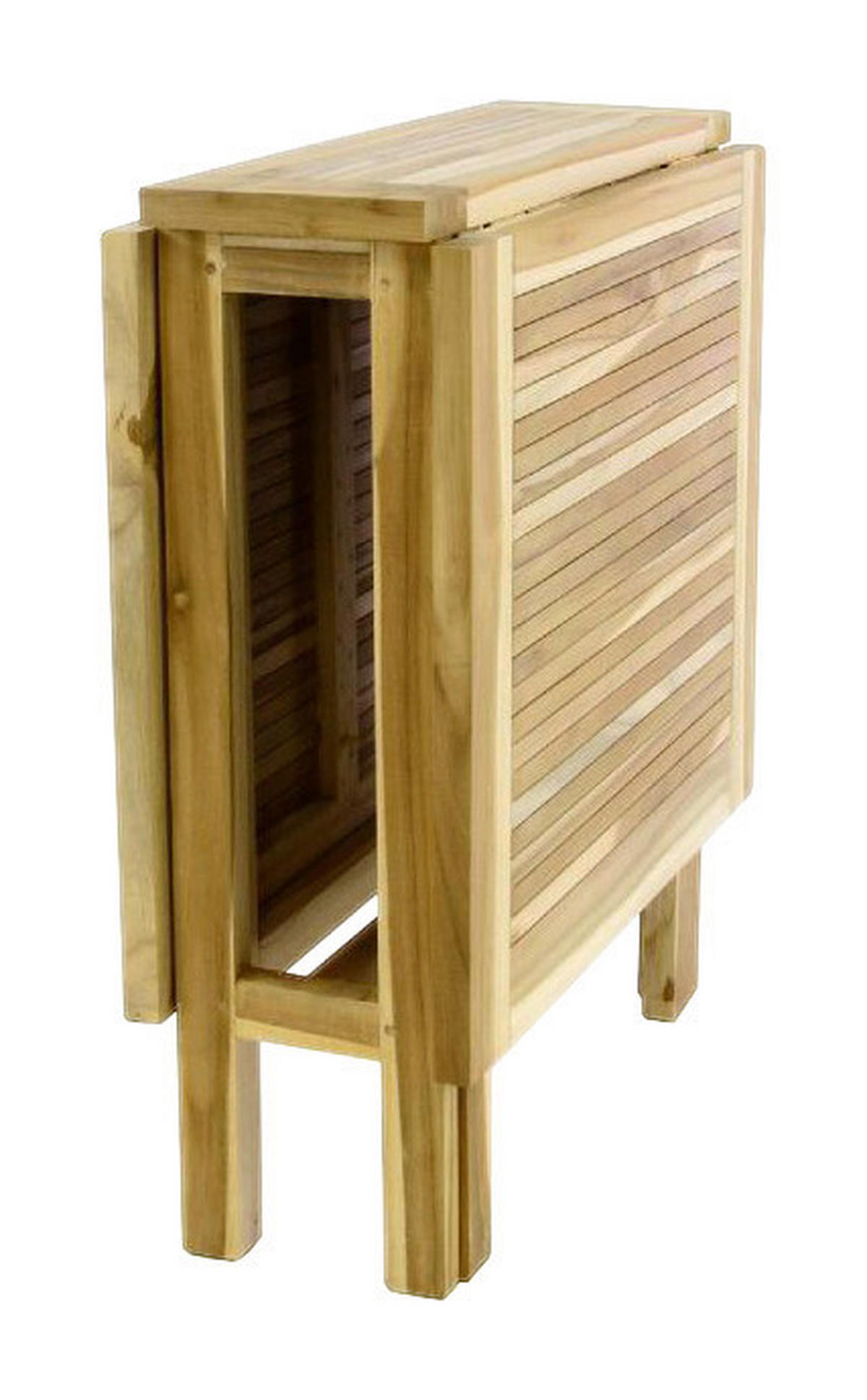 VCM Balkontisch braun Teakholz B/H/L: ca. 65x75x25 cm Balkontisch - braun (25,00/65,00/75,00cm) - VCM
