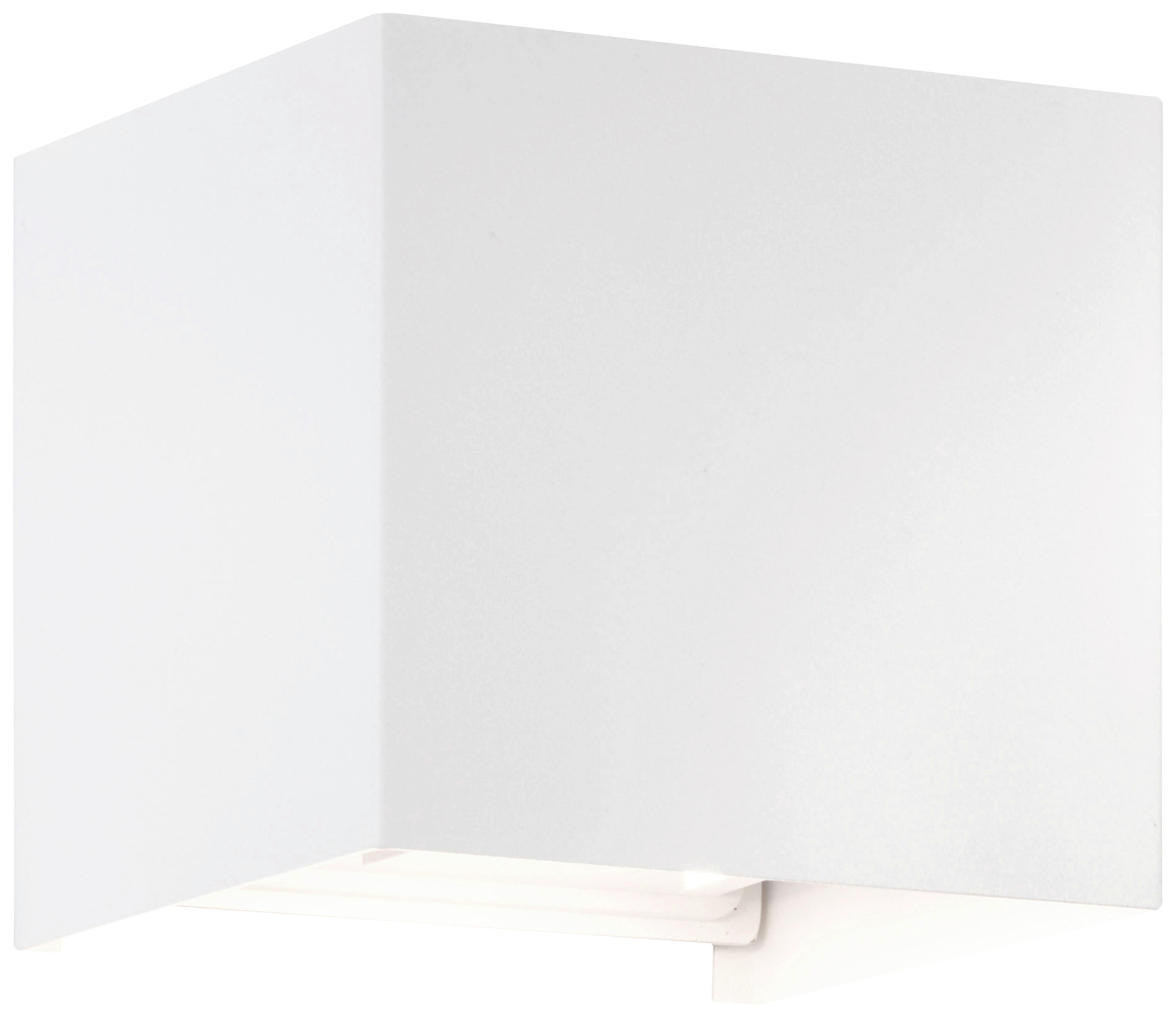 LED-Außen-Wandleuchte 30258 weiß B/H/T: ca. 11x10x10 cm Wall - weiß (11,00/10,00/10,00cm) - Fischer & Honsel