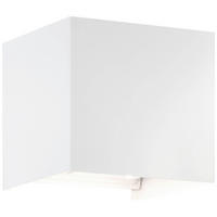 LED-Außen-Wandleuchte 30258 weiß B/H/T: ca. 11x10x10 cm Wall - weiß (11,00/10,00/10,00cm) - Fischer & Honsel