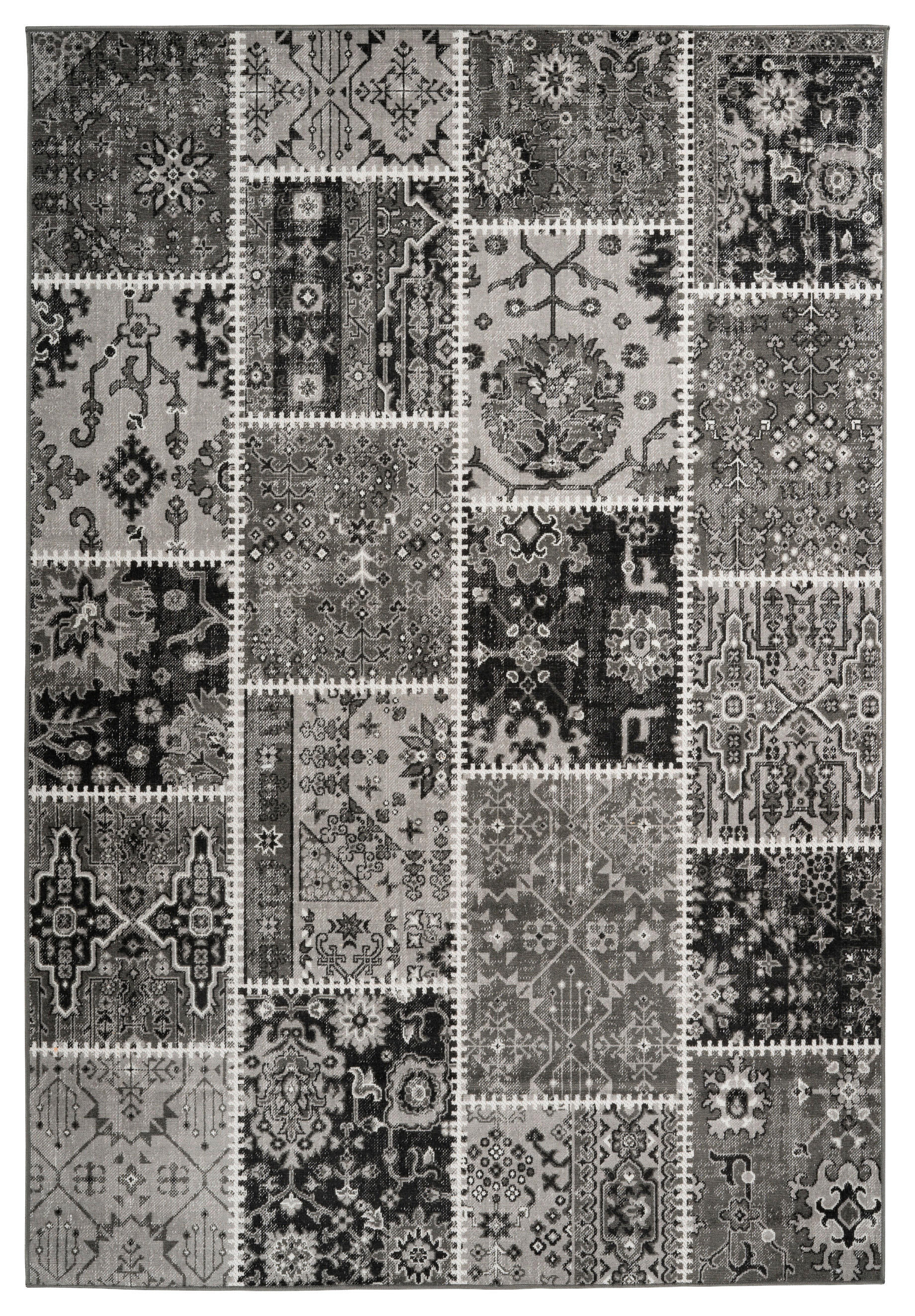 360Living Teppich Ariya grau B/L: ca. 120x170 cm Ariya - grau (120,00/170,00cm) - 360Living