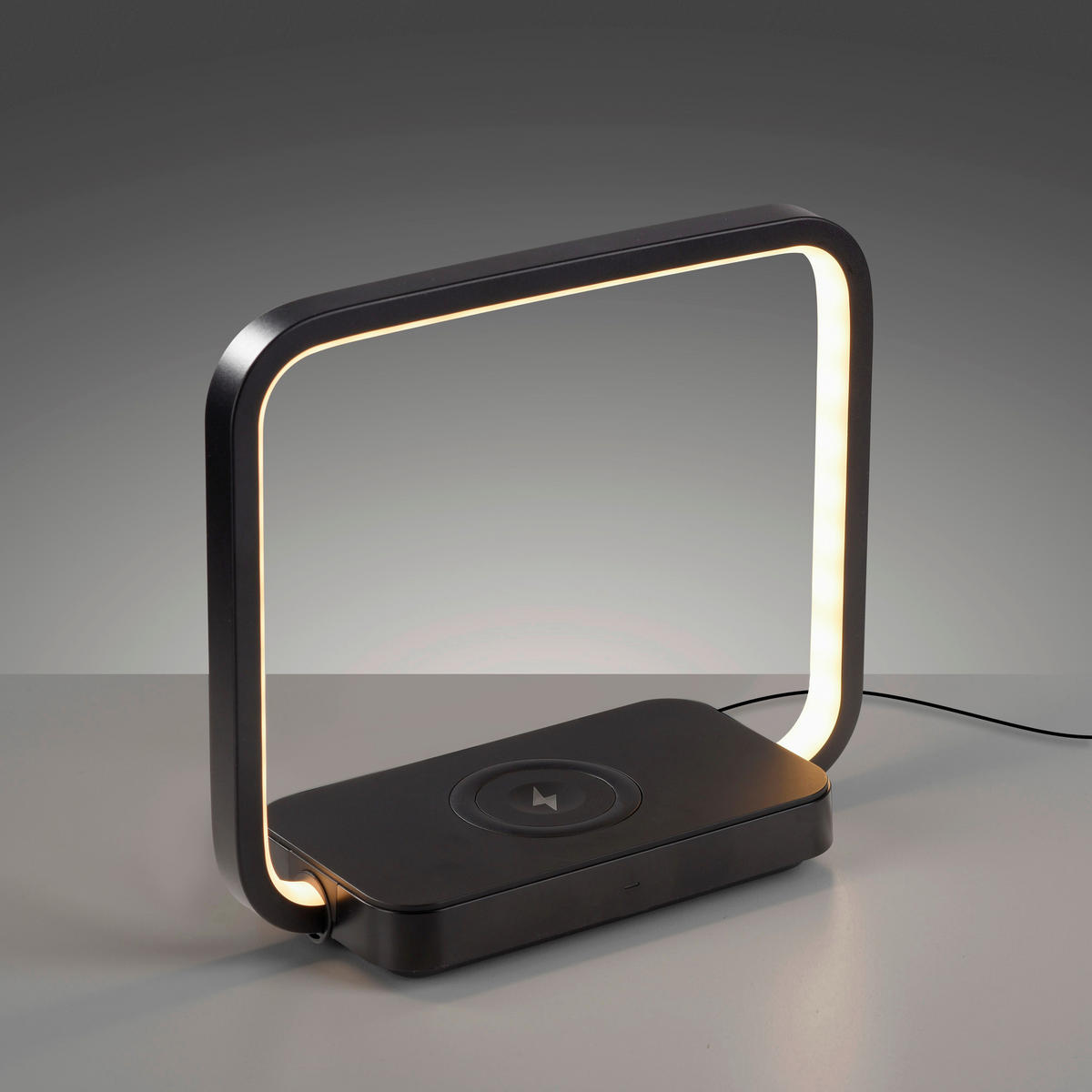 Just Light Tischleuchte schwarz B/H/L: ca. 8x17,5x19,5 cm Tischleuchte_Omari - schwarz (19,50/8,00/17,50cm) - Just Light