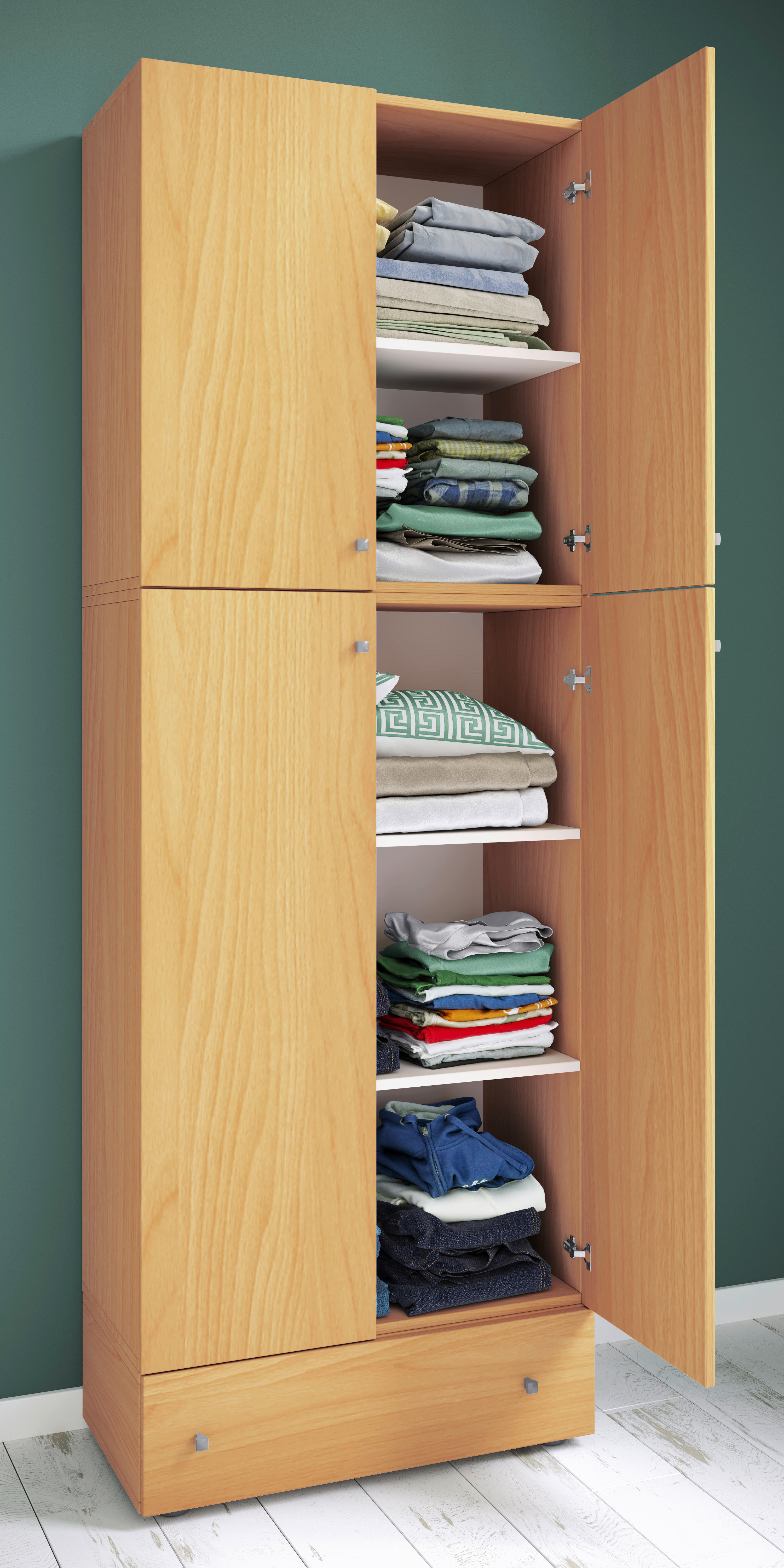 Kleiderschrank Lona buche B/H/T: ca. 70x200x39 cm Lona - buche (70,00/200,00/39,00cm) - VCM Möbel