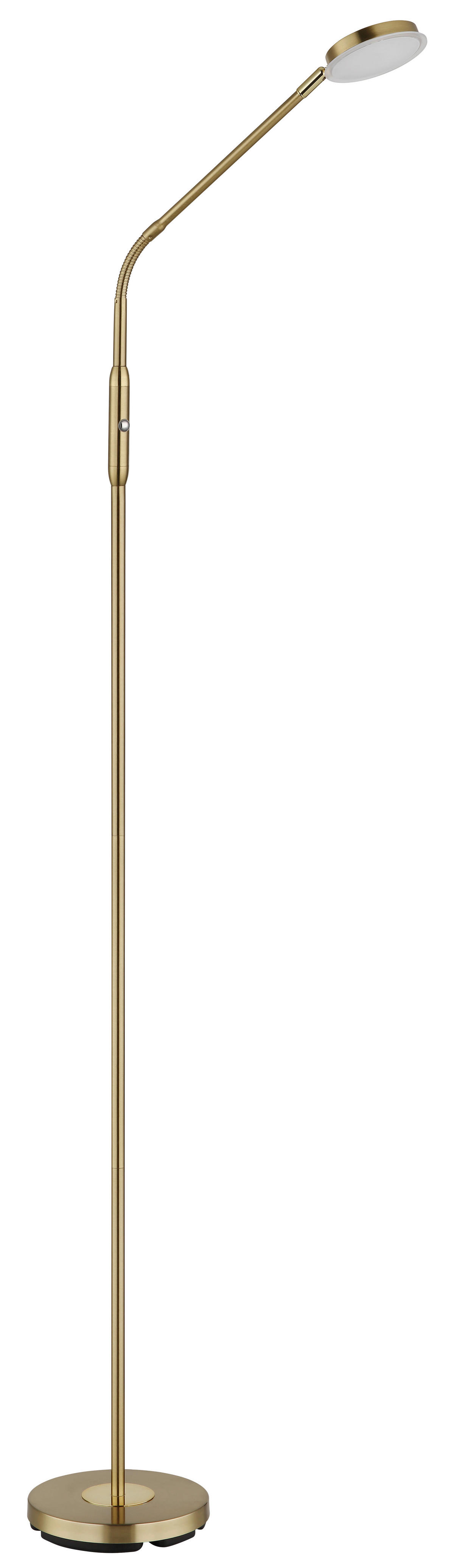 GLOBO Stehleuchte messing Metall B/H/L: ca. 20x173x52 cm 1 Brennstellen SILVIO - messing (52,00/20,00/173,00cm) - GLOBO