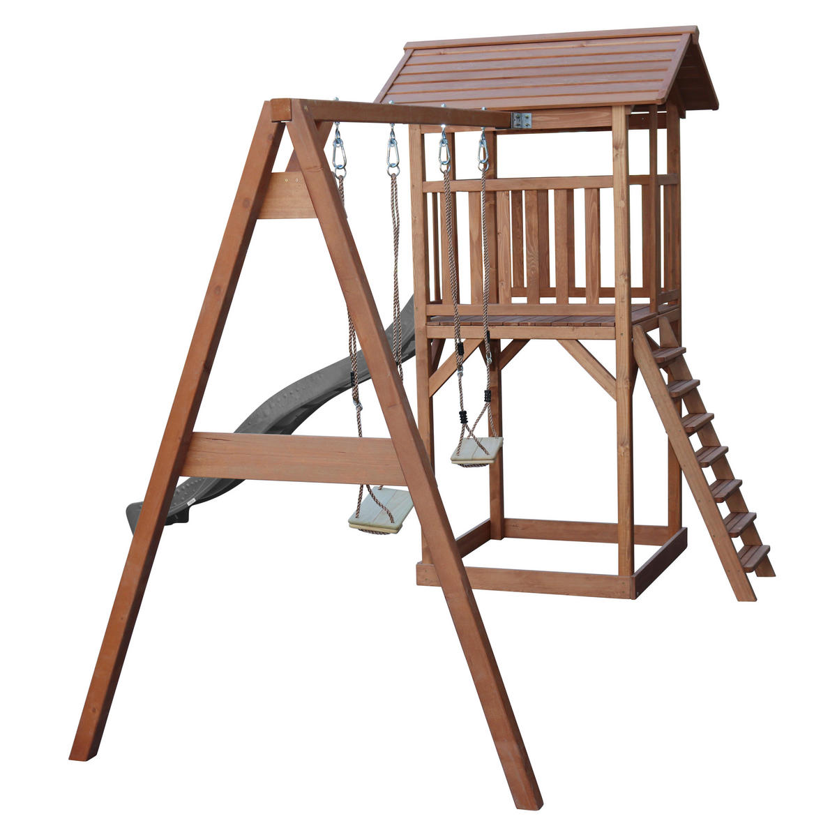 AXI Spielturm Beach Tower braun B/H/L: ca. 357x242x349 cm Beach Tower - braun/grau (349,00/357,00/242,00cm) - AXI