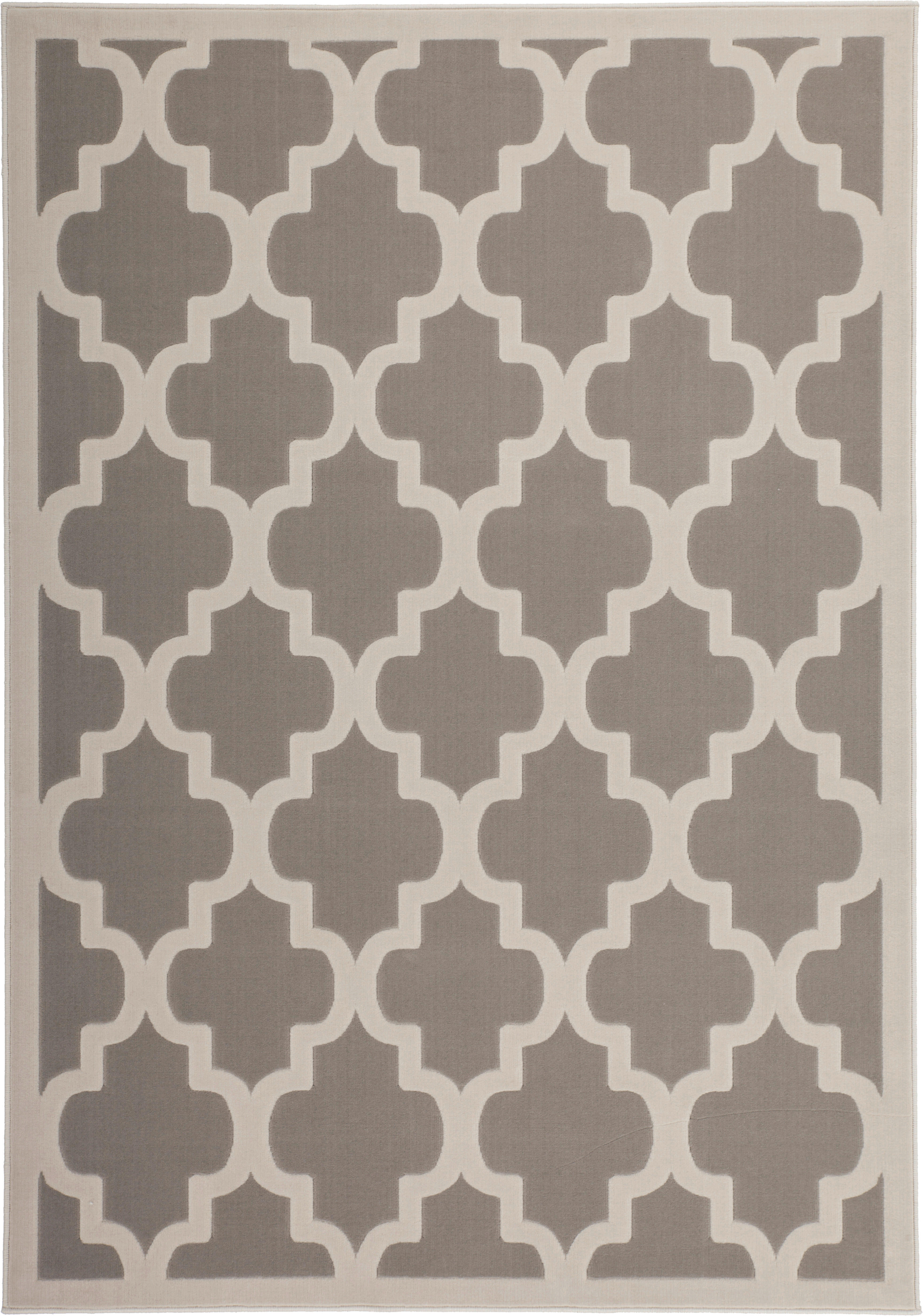 Kayoom Kurzflorteppich Manolya 2097 taupe B/L: ca. 80x150 cm Manolya 2097 - taupe (80,00/150,00cm) - Kayoom