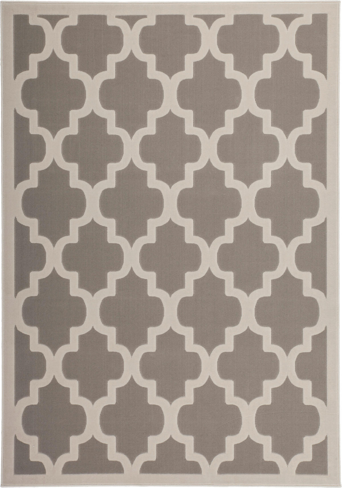 Kayoom Kurzflorteppich Manolya 2097 taupe B/L: ca. 80x150 cm Manolya 2097 - taupe (80,00/150,00cm) - Kayoom