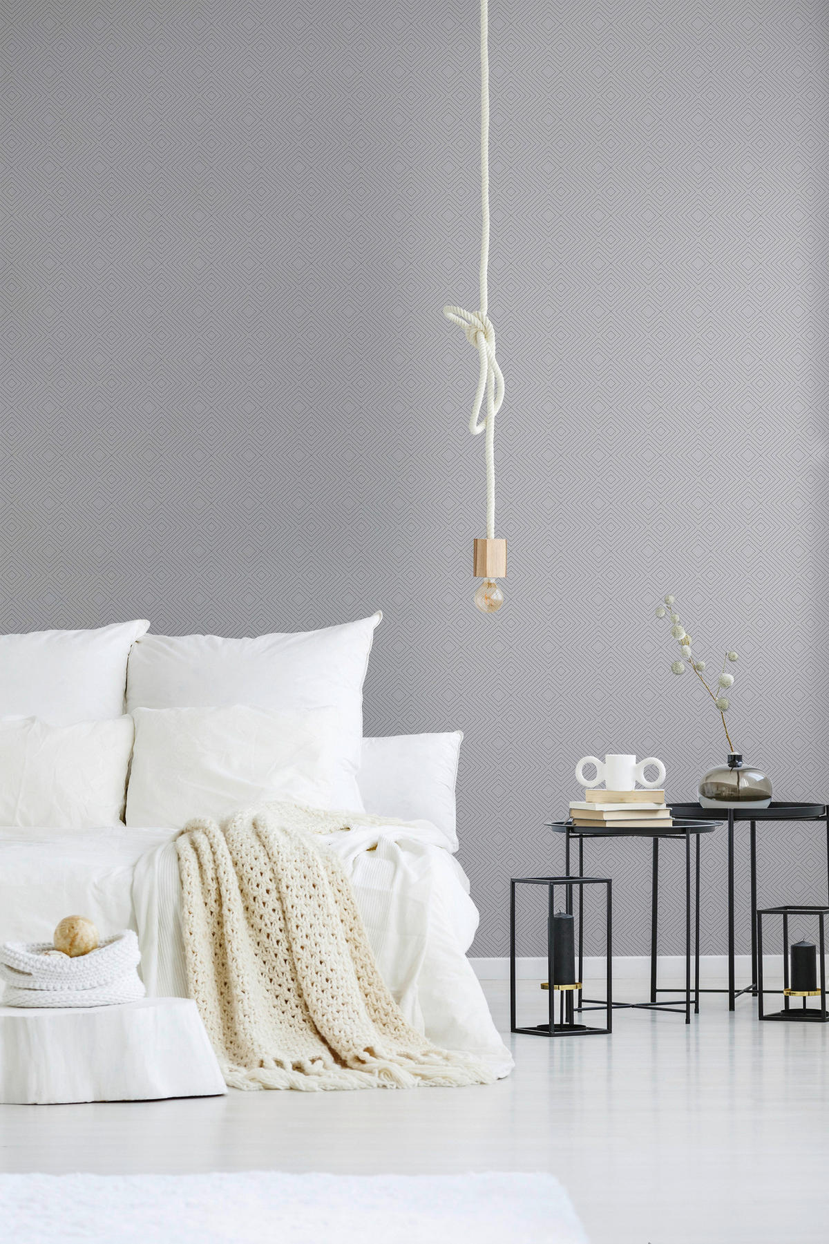 A.S.Creation Vliestapete Attractive 3D-Optik hellgrau B/L: ca. 53x1005 cm Attractive - hellgrau (53,00/1005,00cm) - A.S.Creation