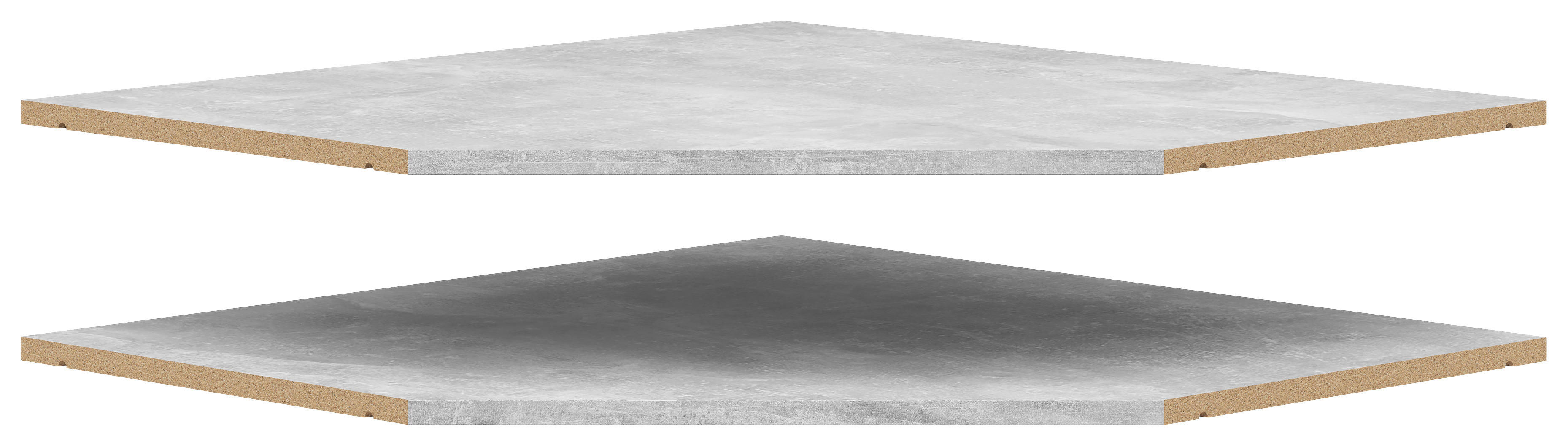 Einlegeböden-Set Multi-Stauraum Typ 48 Beton Optik B/H/T: ca. 74x1,5x96 cm Multi-Stauraum Typ 48 - Beton (74,00/1,50/96,00cm)