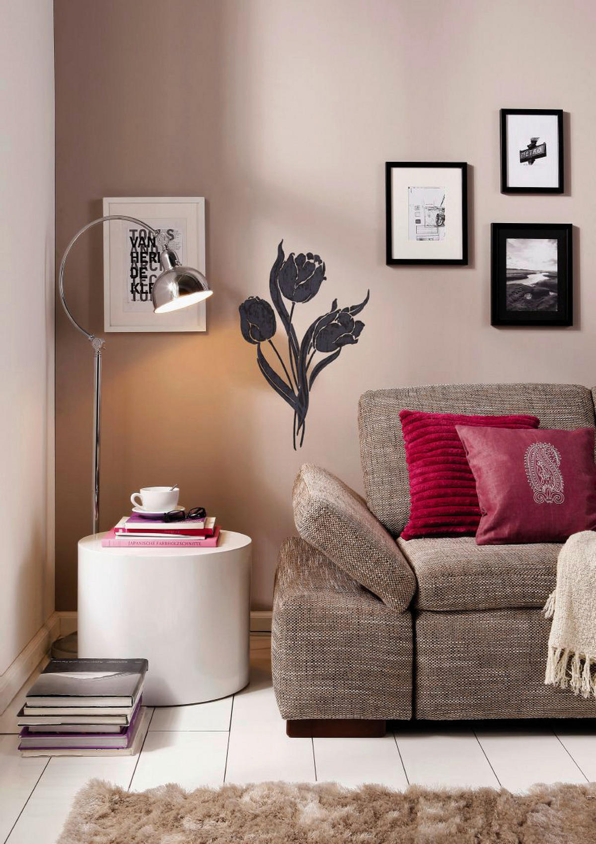 Komar Wandtattoo Chic  Chic B/L: ca. 50x70 cm Chic - (50,00/70,00cm) - Komar