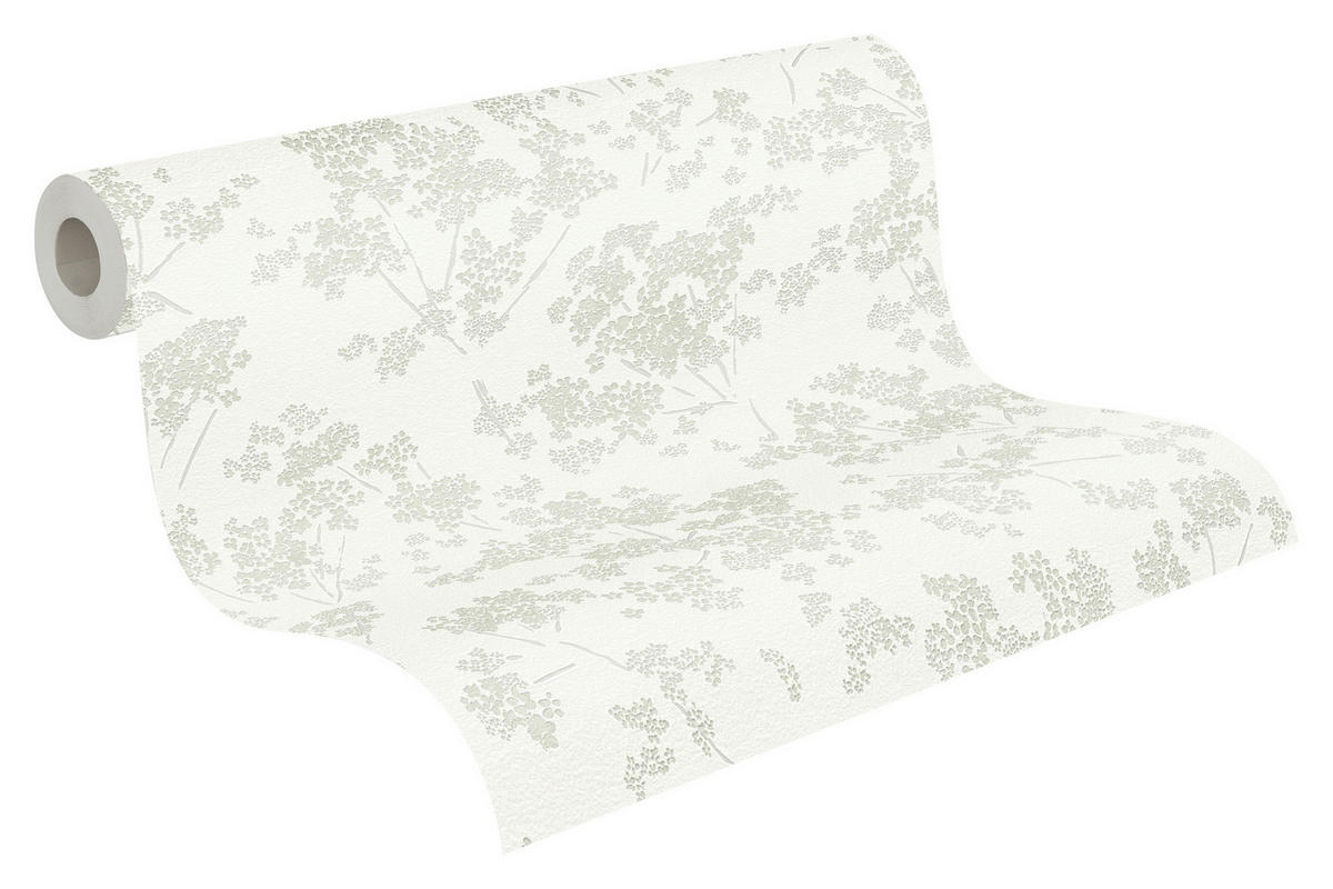 A.S.Creation Vliestapete grau grün B/H/D: ca. 53x1005x8,6 cm Vliestapete - grün/grau (8,60/1005,00cm) - A.S.Creation