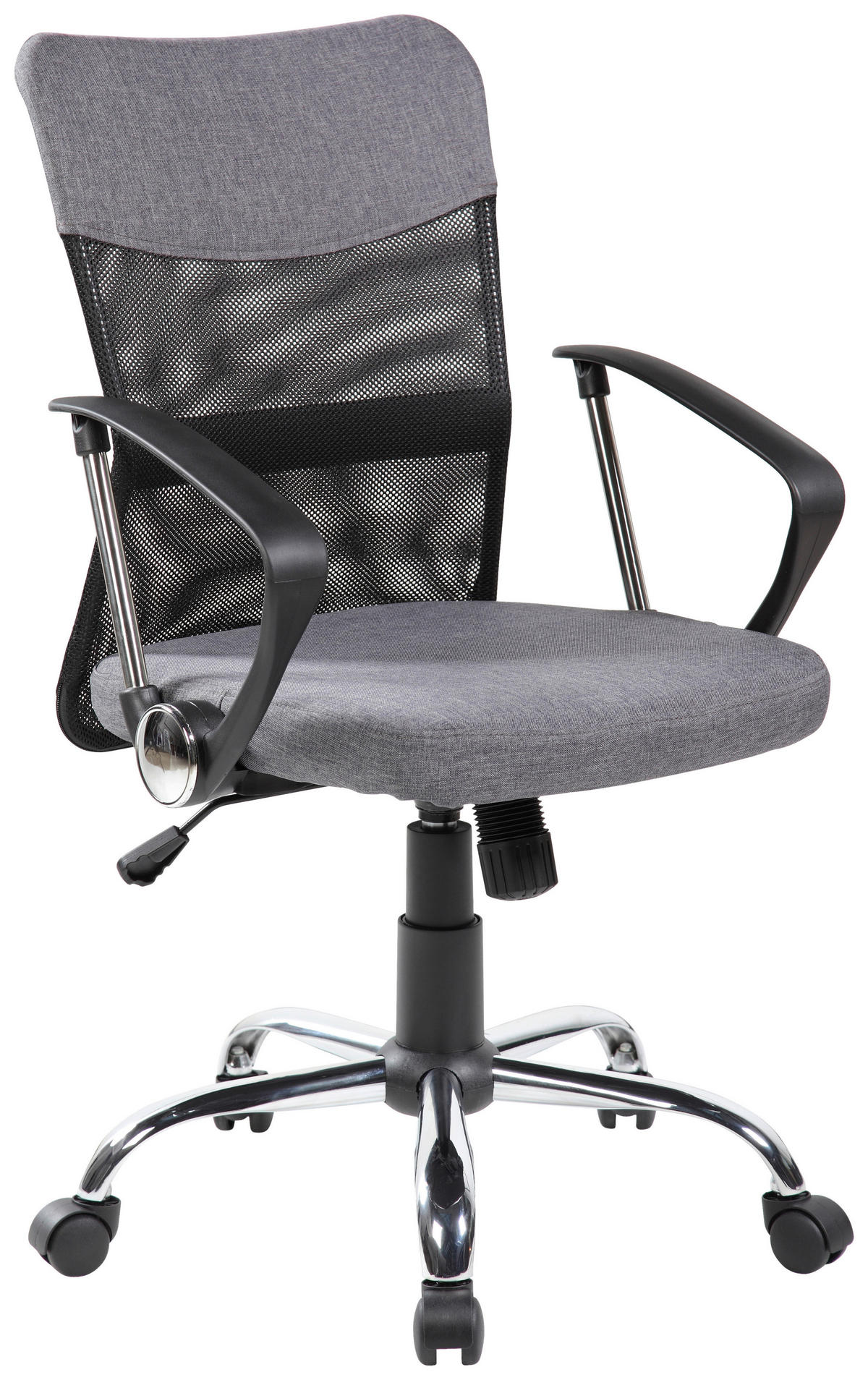 Drehstuhl FM-2503 grau schwarz FM-2503 - schwarz/grau (56,00/100,00/56,00cm)