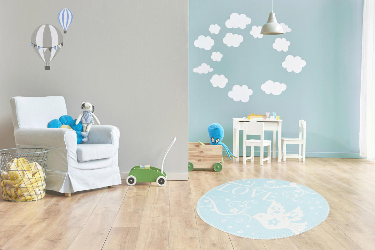 360Living Teppich Bambini mint D: ca. 160 cm Bambini - mint (160,00cm) - 360Living