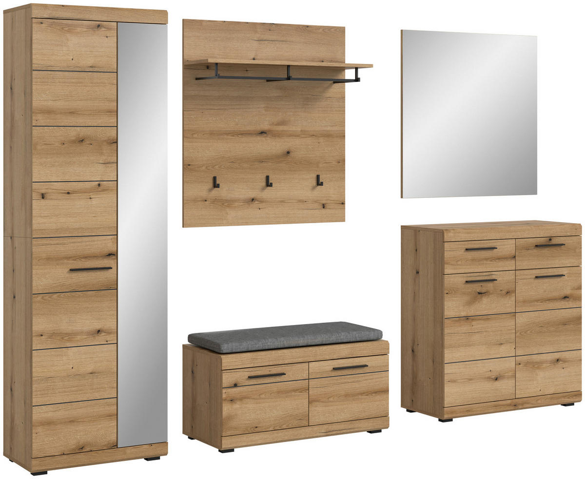 Garderobe SCOUT Evoke Oak Nachbildung B/H/T: ca. 272x197x40 cm SCOUT - (272,00/197,00/40,00cm) - xonox.home