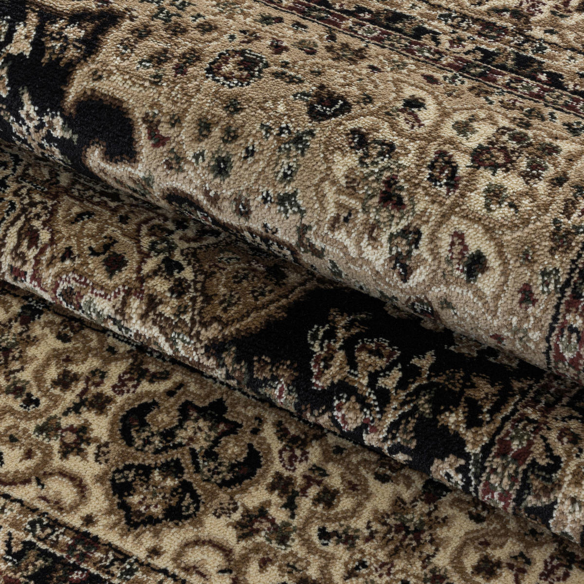 Ayyildiz Teppich KASHMIR schwarz B/L: ca. 120x170 cm KASHMIR - schwarz (120,00/170,00cm) - Ayyildiz