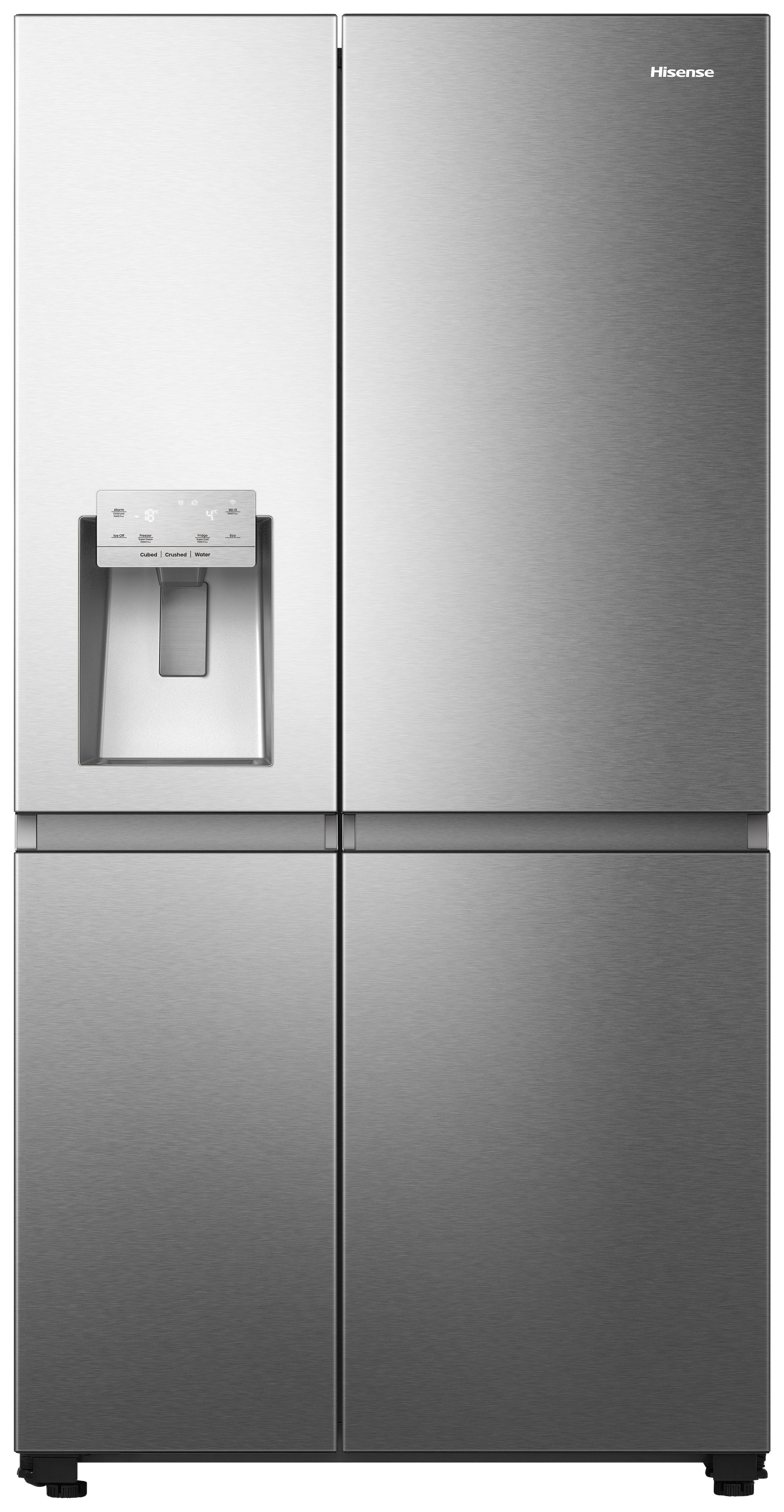 Hisense Side-by-Side RS818N4TIE Inox B/H/T: ca. 91x179x73 cm Side-by-Side_RS818N4TIE - Inox (91,00/179,00/73,00cm) - Hisense