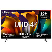 Hisense LED-TV 50 Zoll Diagonale ca. 126 cm LED-TV_50"_4K_50A6N_Hisense - schwarz (111,90/70,20/27,40cm) - Hisense