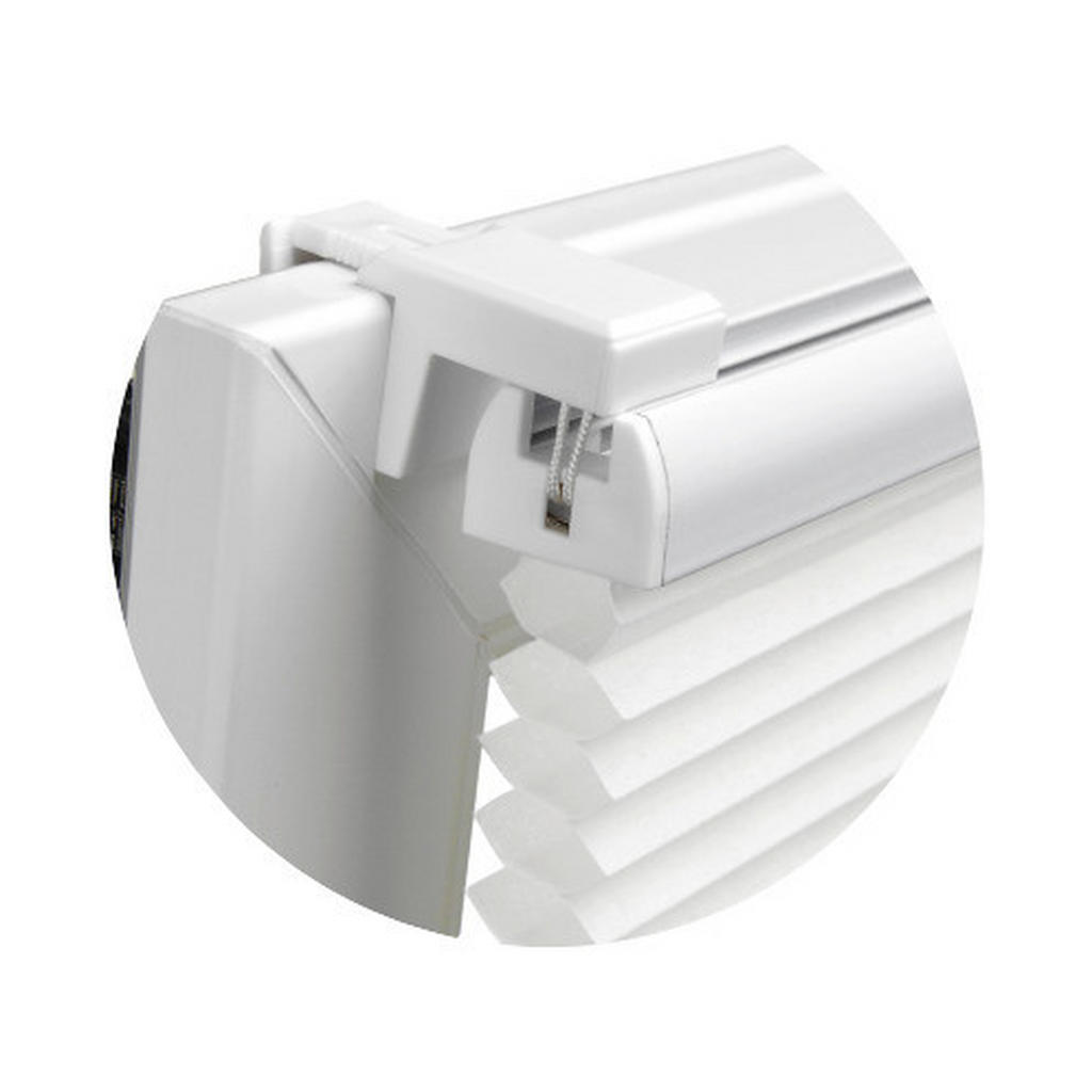 Thumbnail - Boviva Waben-Plissee Verdunklungsqualität weiß B/L: ca. 50x130 cm