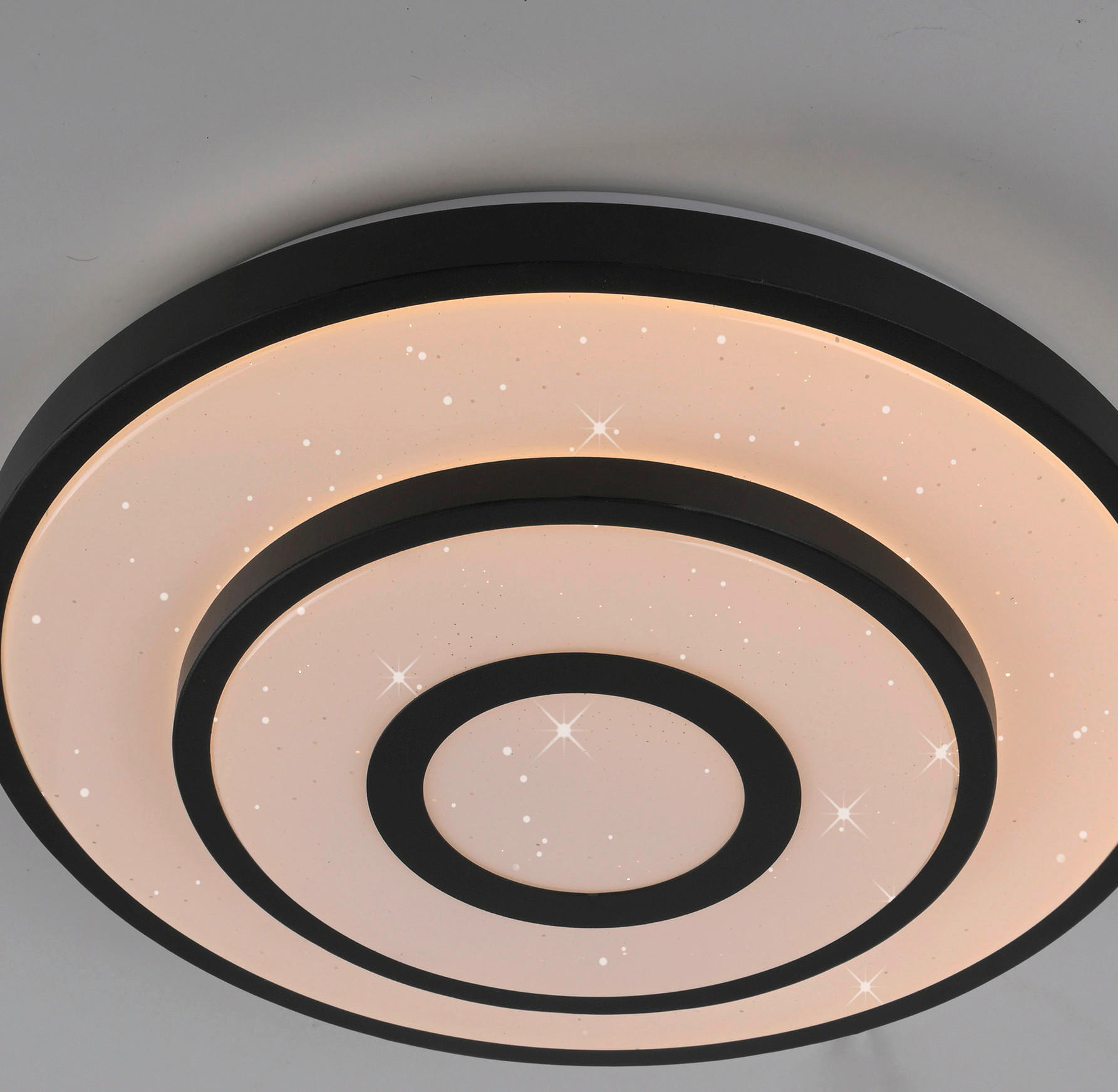 Just Light LED-Deckenleuchte schwarz H/D: ca. 8,5x37,5 cm LED-Deckenleuchte_Turanus - schwarz (37,50/8,50cm) - Just Light