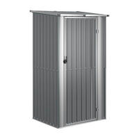 VidaXL Gartenhaus grau B/H/T: ca. 118,5x209,5x97 cm Gartenhaus - grau (118,50/209,50/97,00cm) - VidaXL