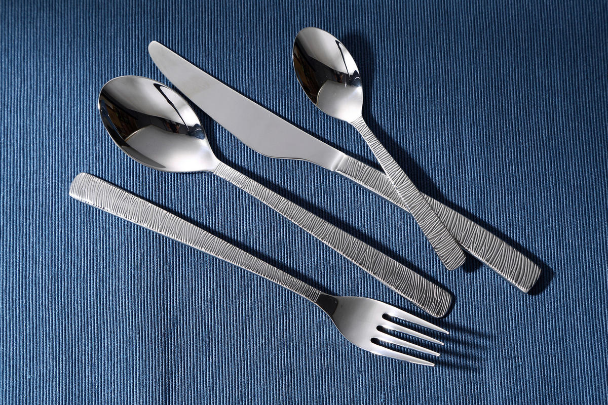 BERGNER Besteckset LYON silber Edelstahl 24 tlg. LYON - silber - BERGNER