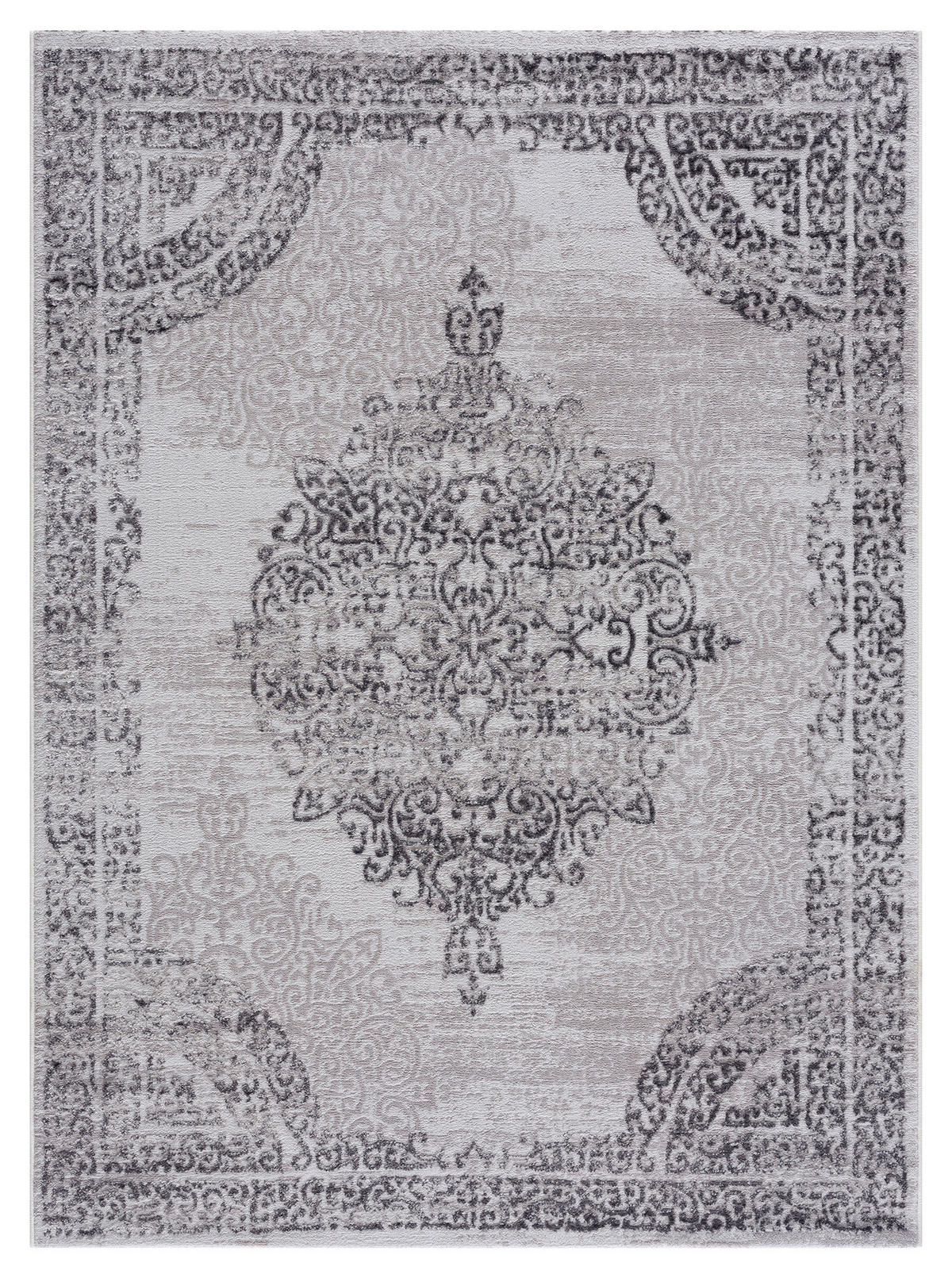 Sanat Teppich Evra B/L: ca. 80x300 cm Evra - hellgrau (80,00/300,00cm) - Sanat
