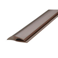 Einschubprofil braun B/L: ca. 3,2x100 cm pro Stück Einschubprofil 32x1000 Weich-PVC es - braun (3,20/100,00cm)