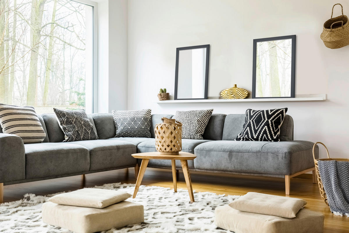 Mirrors&More Rahmenspiegel KIM anthrazit B/H/T: ca. 48x68x2 cm KIM - anthrazit (48,00/68,00/2,00cm) - Mirrors&More