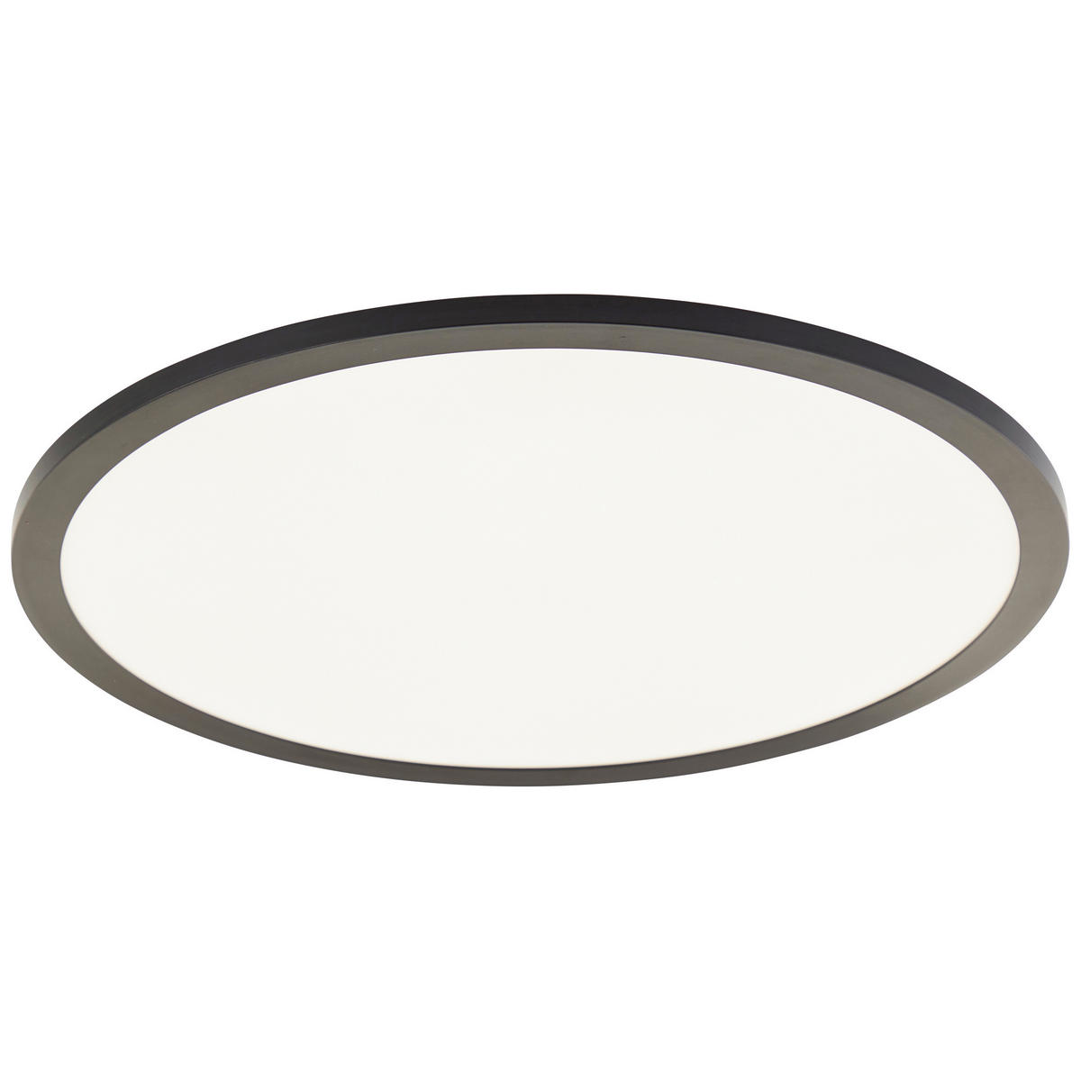 Brilliant LED-Deckenleuchte schwarz Kunststoff Metall B/H/L: ca. 43,5x7,5x44 cm Briston - schwarz (44,00/43,50/7,50cm) - Brilliant