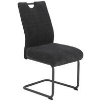 Schwingstuhl Merkur anthrazit Microfaser B/H/T: ca. 47x99x63 cm Merkur - schwarz/anthrazit (47,00/99,00/63,00cm)