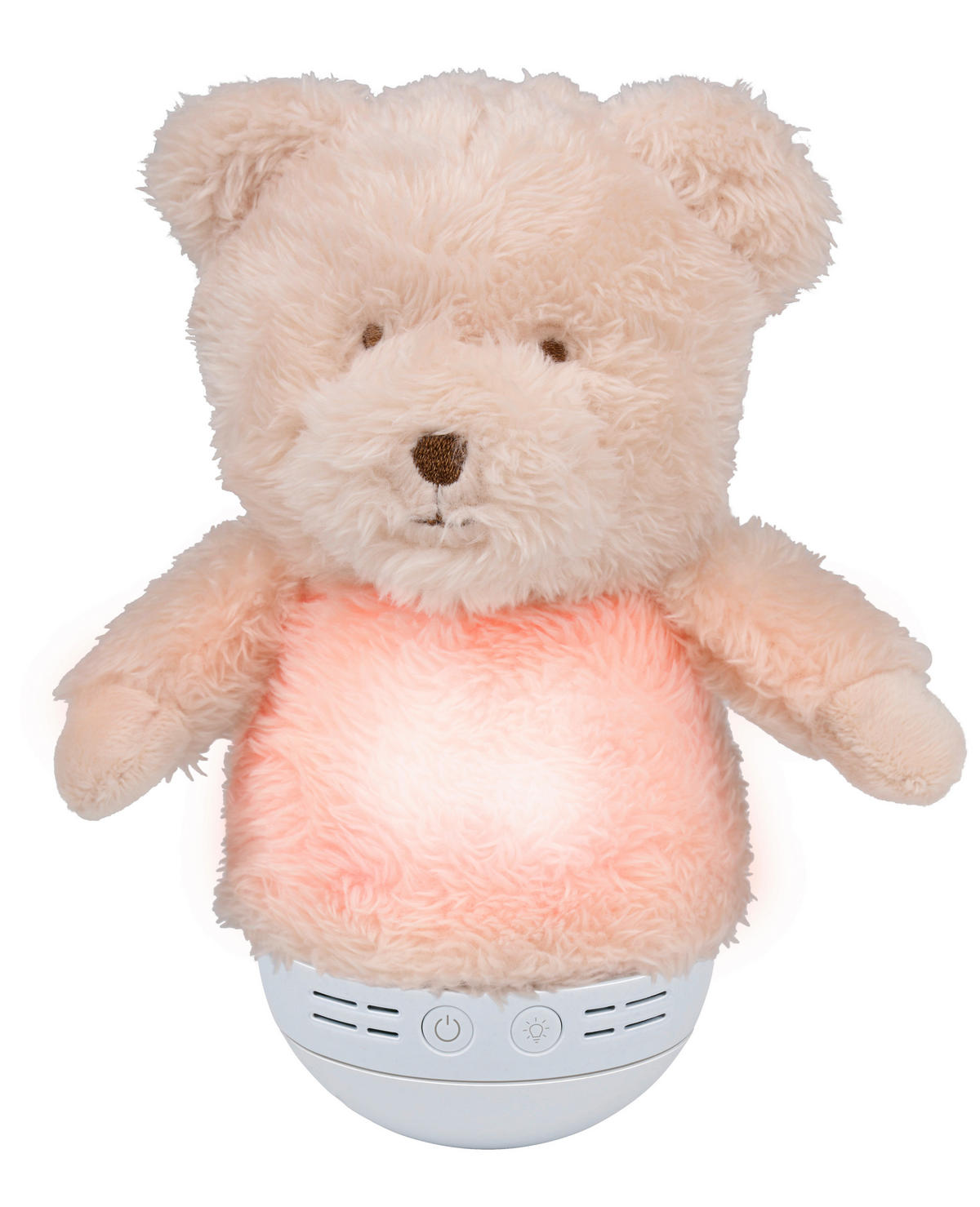 LED-Wackel-Nachtlicht beige B/H/L: ca. 14x11x19 cm LED-RGB-Wackel-Nachtlicht_Bär - beige (19,00/14,00/11,00cm)