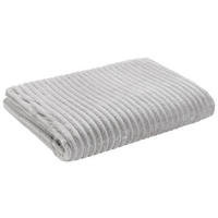 Flanelldecke Flanelldecke_Cord 140x180 silber - silber (140,00/180,00cm) - POCOline
