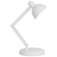 LED-Tischleuchte C31738PO weiß Kunststoff B/H/T: ca. 13x35x13 cm Batterie-Tischleuchte_Brian - weiß (13,00/35,00/13,00cm)
