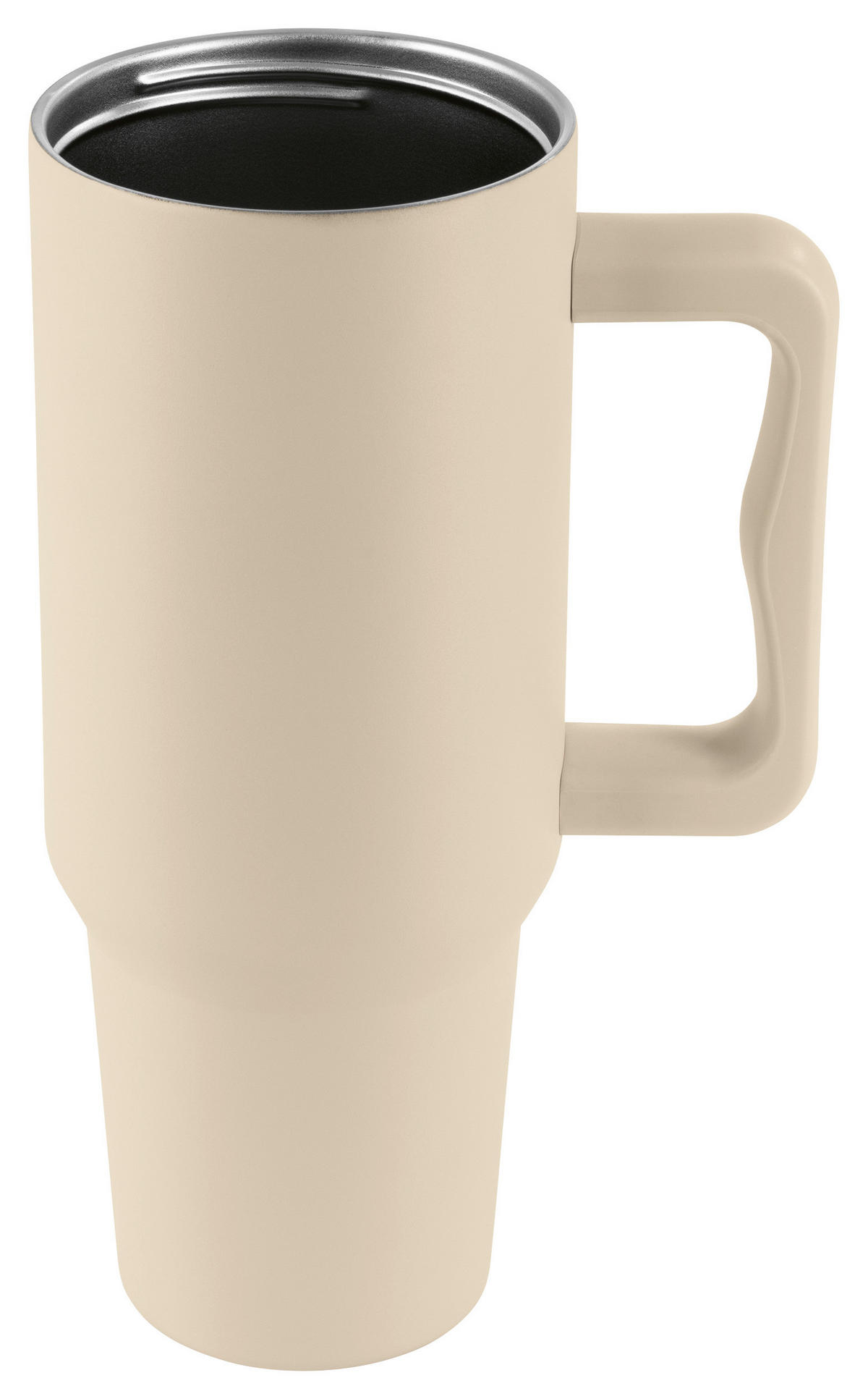 GOURMETmaxx Haushaltshelfer Thermobecher_m.Griff_GOURMETmaxx - beige - GOURMETmaxx